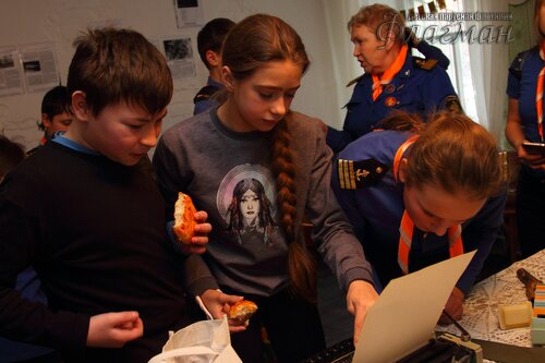 Флагманята и печатная машинка